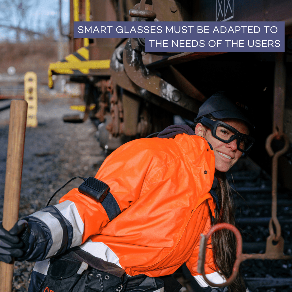 Smart glasses English Text