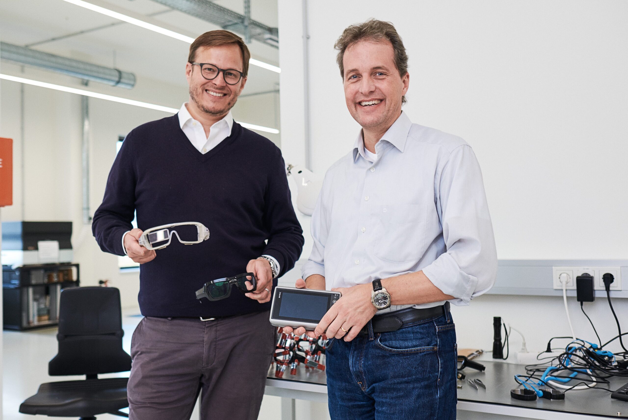 Nils Berger with CTO Frank Linsenmaier