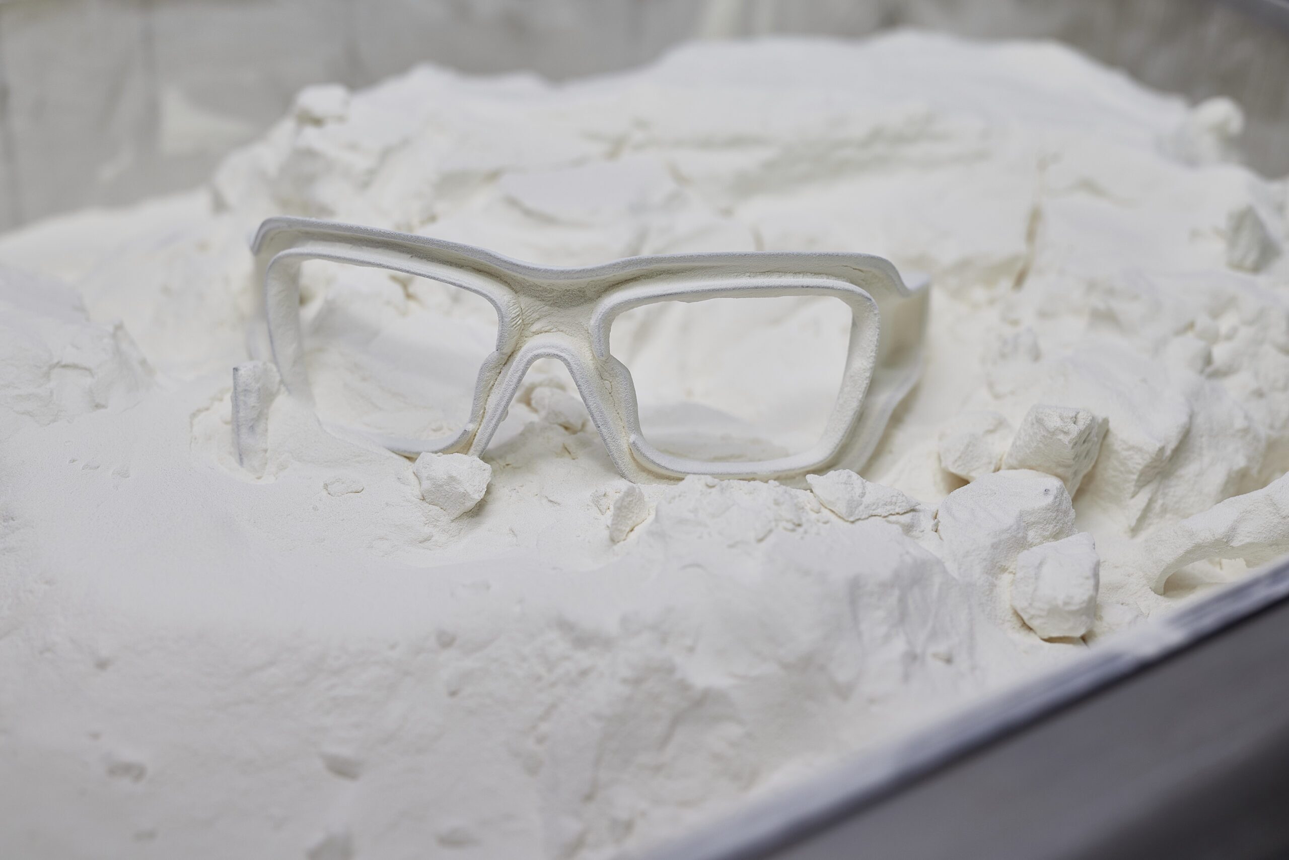 Glasses blank after 3D printing